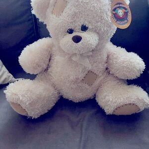 Fluffy Cream Teddy Bear by